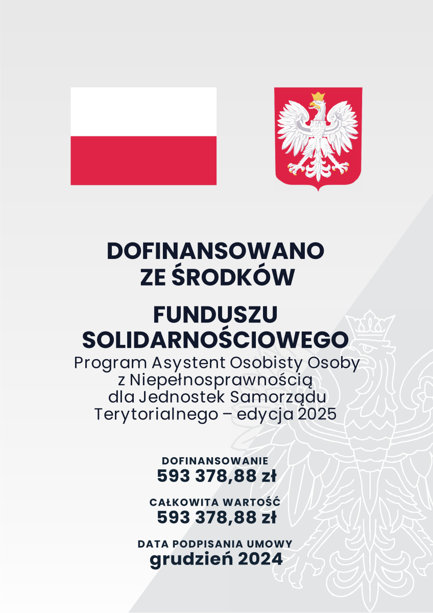 ASYSTENT OSOBISTY OSOBY NIEPEŁNOSPRAWNEJ - EDYCJA 2025